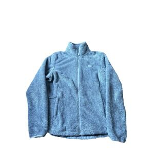 The North Face Fleece Jacket Soft High Pile Zip Gray Women's Medium